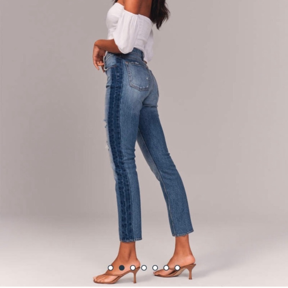Abercrombie and Fitch mom high rise